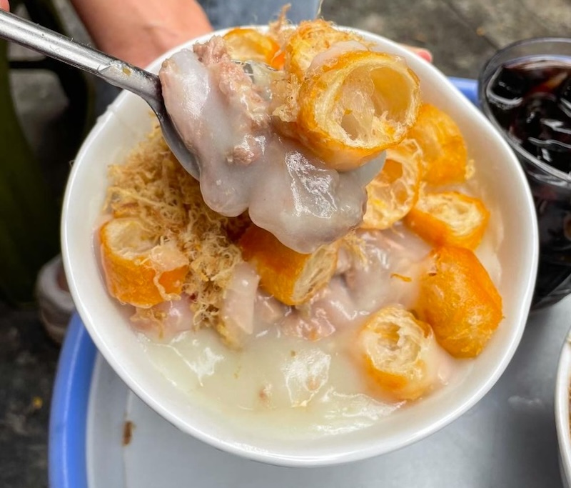 Cháo sườn Hà Nội ngon khó cưỡng