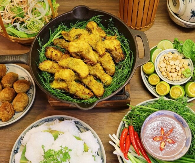 Chả cá Lã Vọng, tinh hoa ẩm thực trong menu đặc sản Hà Nội