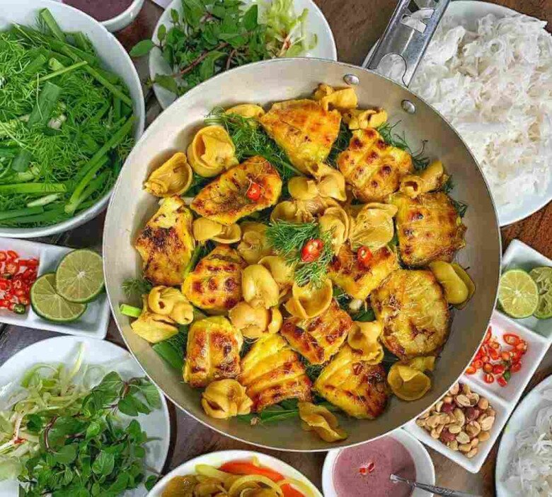 Món ăn là sự kết hợp hài hòa của các nguyên liệu