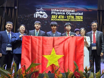Việt Nam lập kỷ lục với 4 HCV tại Olympic Vật lý quốc tế 2026