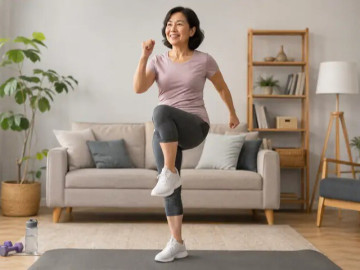 4 bài tập tại nhà tốt cho tim mà không cần chạy bộ cho người trên 50 tuổi