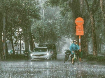 Những khu vực sẽ có mưa dông vào chiều nay