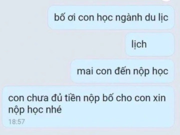 Xúc động nữ sinh nhắn tin "con chưa đủ tiền nộp học", nhà trường lập tức tìm cách giúp đỡ