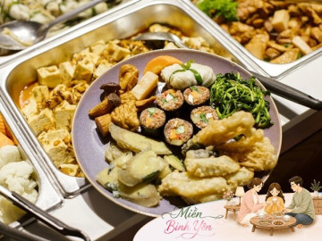 7 quán buffet chay thanh tịnh cho mùa Vu lan ở Hà Nội, chỉ từ 50.000 đồng là no nê, ăn thả ga không lo về giá