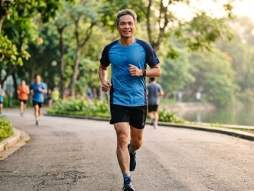 Sức khỏe - Chạy bộ 30 phút mỗi ngày có giúp giảm mỡ máu ở nam giới sau tuổi 50?