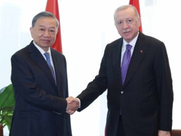 Tổng Bí thư, Chủ tịch nước Tô Lâm gặp Tổng thống Thổ Nhĩ Kỳ Tayyip Erdogan