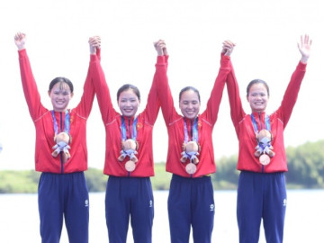 Rowing Việt Nam có huy chương đầu tiên tại ASIAD 2026