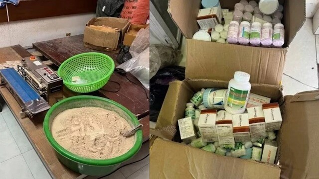 Triệt phá cơ sở sản xuất thuốc Đông y pha trộn Paracetamol