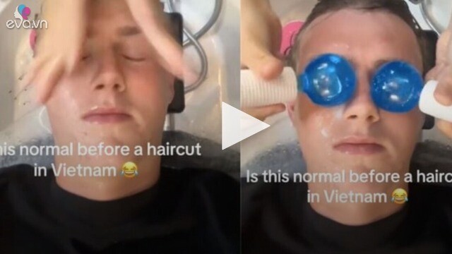 Lần đầu gội đầu ở Việt Nam, anh Tây 'đứng hình' vì được chăm sóc quá nhiệt tình