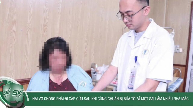 Hai vợ chồng phải đi cấp cứu sau khi cùng chuẩn bị bữa tối vì một sai lầm nhiều nhà mắc