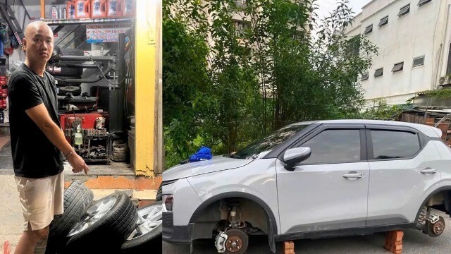 Truy xét nóng, làm rõ đối tượng trộm cắp bánh xe ô tô sau 6 giờ