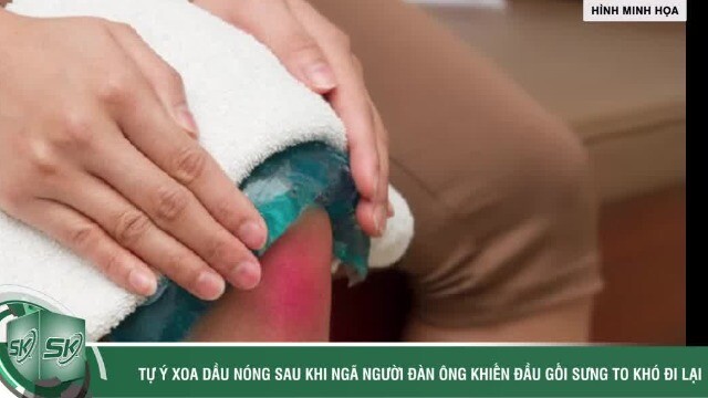 Bôi mật gấu, dầu nóng vào vết thương, người đàn ông không đi lại được