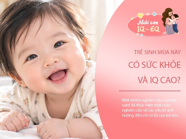 Trẻ sinh vào 3 tháng cuối năm được cho là có IQ nổi bật: Vì sao lại như vậy?