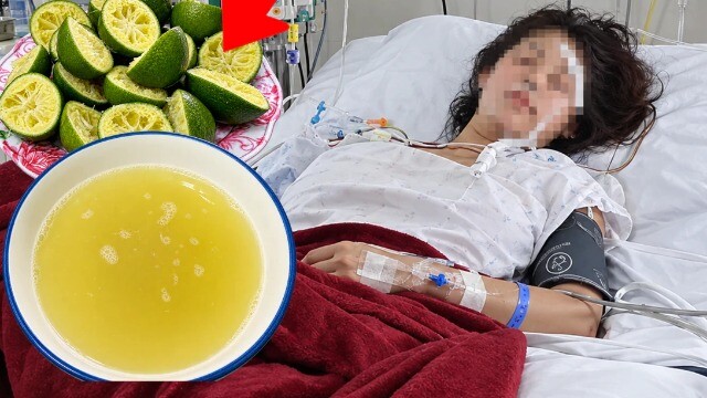 Uống 1 lít nước chanh thay nước lọc, 6 tháng sau đi khám nhận kết đắng