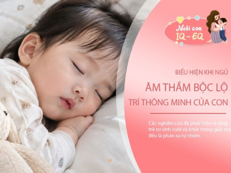 4 biểu hiện khi ngủ thường gặp ở trẻ, có thể hé lộ não bộ đang phát triển mạnh