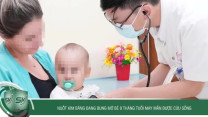 Nuốt kim băng đang bung mở bé 9 tháng tuổi may mắn được cứu sống