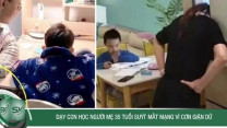 Dạy con học người mẹ 35 tuổi bị đột quỵ sau cơn giận dữ