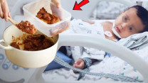 Bé trai 3 tuổi tím tái nguy kịch nghi do thức ăn thừa để qua đêm