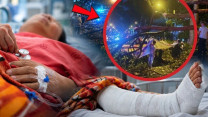 Chồng tử vong tại chỗ, vợ đa chấn thương nghiêm trọng vì nhánh cây rơi trúng