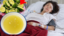 Uống 1 lít nước chanh thay nước lọc, 6 tháng sau đi khám nhận kết đắng