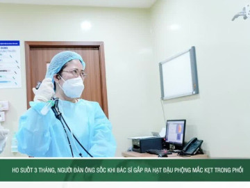 Ho suốt 3 tháng, người đàn ông sốc khi bác sĩ gắp ra hạt đậu phộng mắc kẹt trong phổi