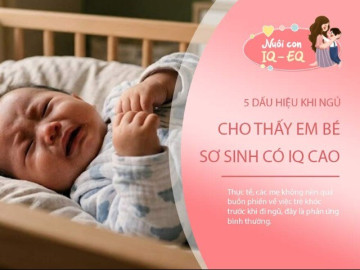 "Bắt bài" 5 thói quen khi ngủ cho thấy trẻ sơ sinh sở hữu trí não vượt trội