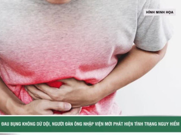 Đau bụng âm ỉ, người đàn ông nhập viện mới phát hiện tình trạng nguy hiểm