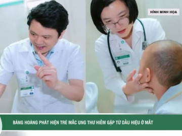 Bàng hoàng phát hiện trẻ mắc ung thư hiếm gặp từ dấu hiệu ở mắt