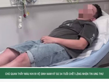 Chủ quan thấy máu khi đi vệ sinh, nam kỹ sư 34 tuổi chết lặng nhận tin ung thư