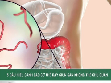 5 dấu hiệu cảnh báo cơ thể đầy giun sán không thể chủ quan