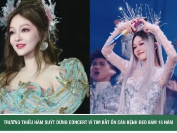 Trương Thiều Hàm suýt dừng concert vì tim bất ổn, căn bệnh đeo bám 18 năm