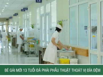 Bé gái mới 13 tuổi đã phải phẫu thuật thoát vị đĩa đệm