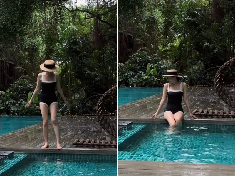 Mới đây, phu nhân hào môn Phanh Lee tiếp tục thu hút sự chú ý từ cộng đồng mạng khi chia sẻ những khoảnh khắc đầy thư thái tại một khu nghỉ dưỡng xanh mướt.