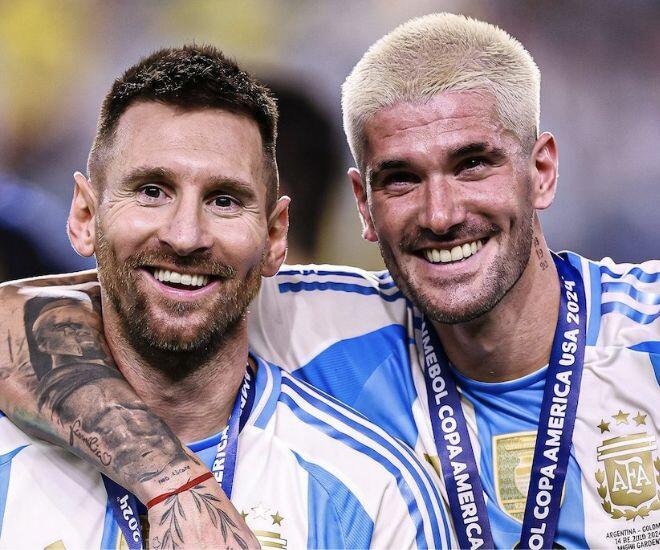 Rodrigo De Paul được mệnh danh là vệ sĩ của Messi nhờ khả năng giảm tải áp lực cho đội trưởng Argentina.