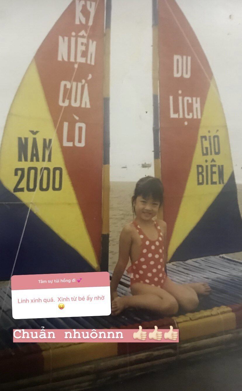 Tuy nhiên, cô nàng cũng chứng minh xinh từ bé.