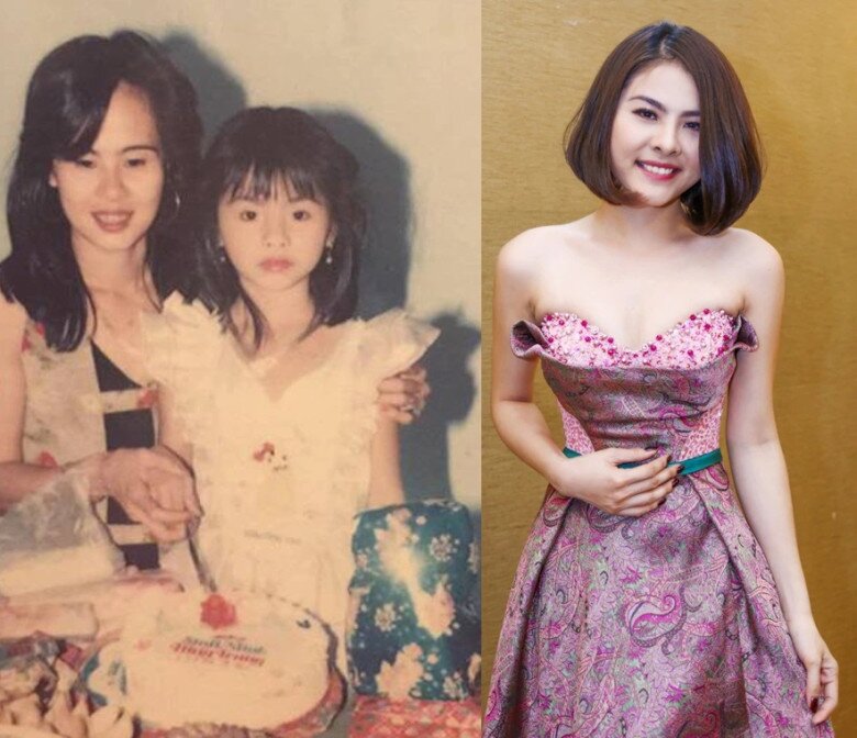 Vân Trang từ nhỏ đã xinh xắn, điệu đà như công chúa.