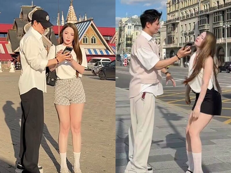 Sau nhiều năm vướng tin đồn hẹn hò, Quỳnh Nga và NSƯT Việt Anh cuối cùng cũng chính thức công khai chuyện tình cảm. Trong video chia sẻ kỷ niệm tại Nga đăng trên trang cá nhân tối 15/7, Việt Anh liên tục chụp ảnh, dỗ dành và bế bổng Quỳnh Nga xoay nhiều vòng.