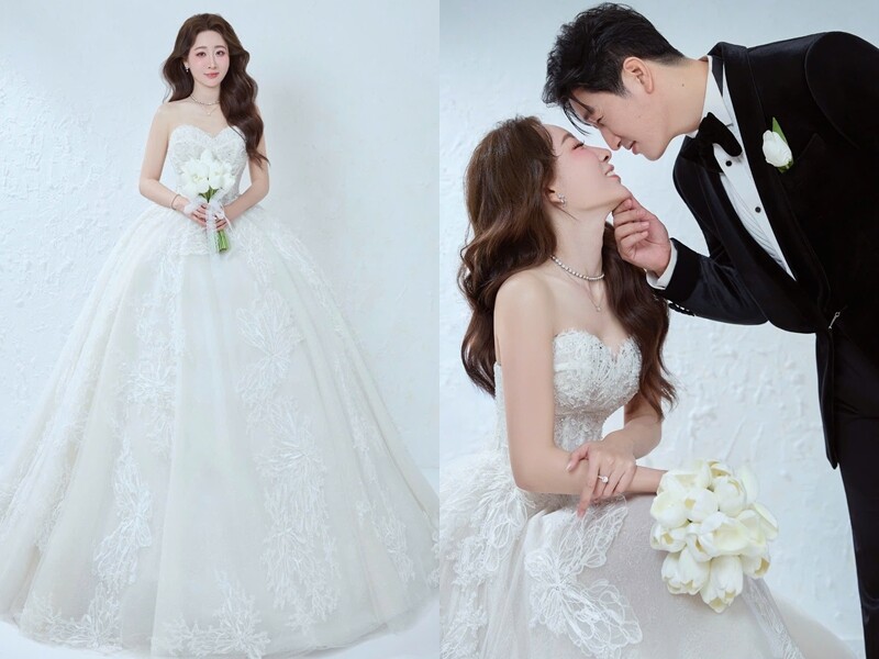 Có một nữ diễn viên từng 2 lần xuất hiện trong đám cưới của cùng một nam đồng nghiệp. Khi ấy, cô chỉ là khách mời, ngồi dưới khán phòng chứng kiến anh kết hôn và gửi lời chúc phúc.