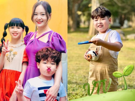"Con trai màn ảnh" của Lan Phương học xuất sắc, là Liên đội Trưởng, đi quay về muộn vẫn tranh thủ làm bài tập tới khuya