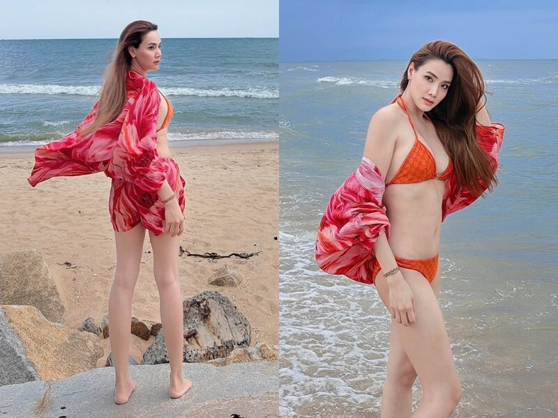 Mới đây, nữ diễn viên Trang Nhung gây chú ý khi chia sẻ loạt ảnh diện bikini trong chuyến nghỉ dưỡng bên biển. Dù đã bước sang tuổi 41 và là mẹ của 3 con, cô vẫn khiến nhiều người trầm trồ bởi vóc dáng săn chắc cùng nhan sắc mặn mà.
