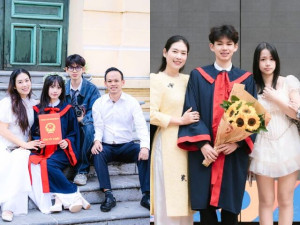 "Nguyệt thảo mai" đón 2 tin vui cùng lúc: Quý tử trúng tuyển Đại học Kinh tế Quốc dân, con gái đỗ cấp 3 Việt Đức