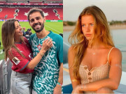 Giải trí - Vợ tiền vệ "tội đồ" của Bồ Đào Nha tại World Cup: Là người mẫu mặt xinh dáng nuột, gặp chồng lần đầu khi đang cách ly