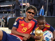 Giải trí - Cậu nhóc "quyền lực" nhất World Cup: 4 tuổi đã ôm cúp vàng, được siêu sao Lamine Yamal cưng như con ruột