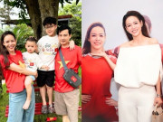 Giải trí - Mỹ nhân VTV tiết lộ chồng chăm con tới 12h đêm, quý tử thừa nhận "nhan sắc của mẹ khó đóng người tốt"