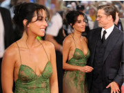 Giải trí - Bạn gái Brad Pitt bất ngờ hứng chỉ trích chỉ vì 1 chiếc váy, chịu cảnh "không danh phận" dù thân với gia đình tài tử