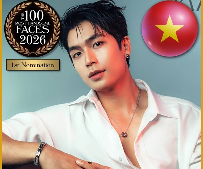 Diễn viên Quốc Anh là nghệ sĩ Việt mới nhất được đề cử top 100 Gương mặt đẹp nhất thế giới năm 2026 của tạp chí TC Candler.
