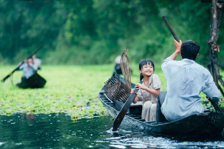 Gia Tuệ còn tự mình hoàn thành các cảnh quay mạo hiểm.
