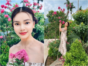 Nữ NSND trẻ nhất Việt Nam 43 tuổi lấy chồng, khoe ảnh xinh rạng rỡ trong cơ ngơi 10.000m2 như resort