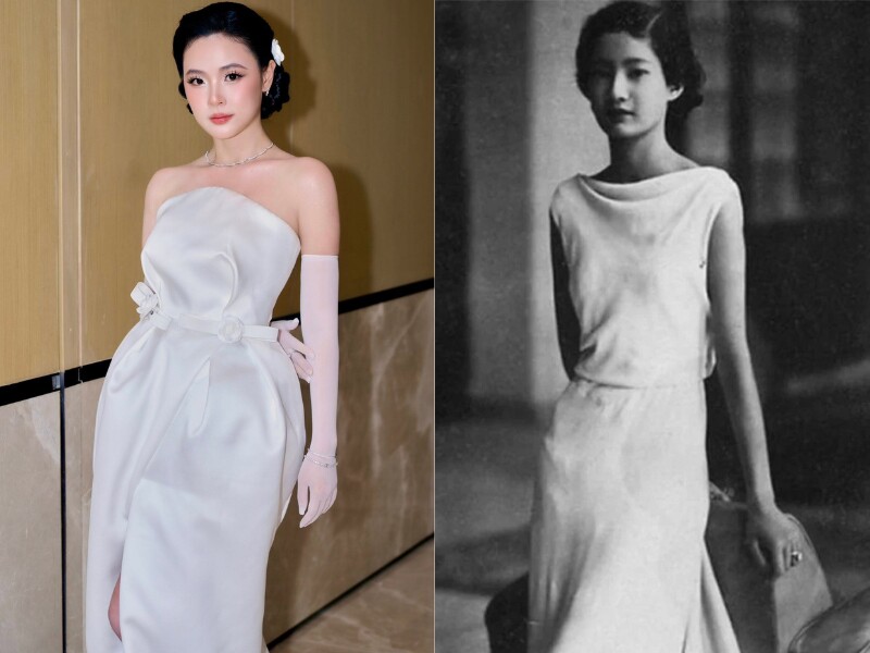 Hình ảnh mới đây của Midu khiến nhiều khán giả liên tưởng đến Nam Phương Hoàng hậu. Thậm chí, một số người con ủng hộ việc cô vào vai chính trong phim "Hoàng Hậu Cuối Cùng" - dự án gây xôn xao dư luận dạo gần đây.