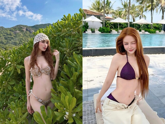 Mẹ bầu Huyền Trang Mù Tạt tham gia cuộc chiến bikini